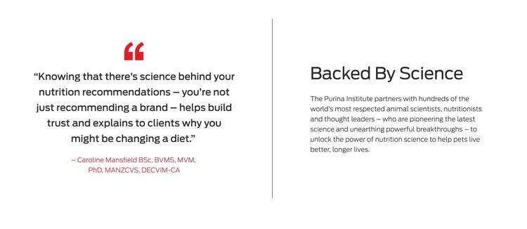 Backed by science