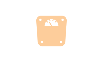 ícone de balança de pêssego