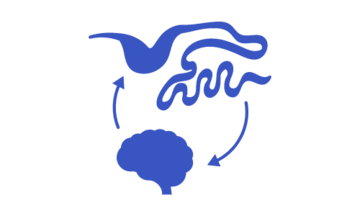 Microbiome centric gut brain icon